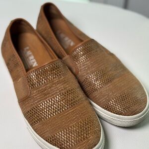 Brown Lauren Ralph Lauren Slip-On Sneakers